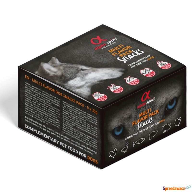 Przysmak Alpha Spirit Dog Snacks Mixbox - 18 x... - Przysmaki dla psów - Koszalin