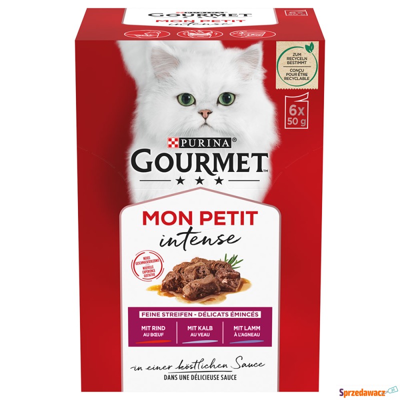 40 + 8 gratis! Gourmet Mon Petit w sosie, karma... - Karmy dla kotów - Rybarzowice