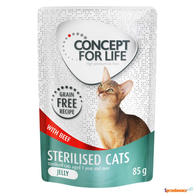 Concept for Life Sterilised Cats w galarecie,... - Karmy dla kotów - Gorzów Wielkopolski