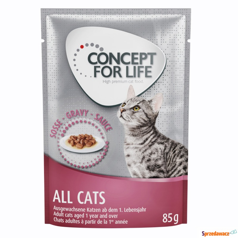 Concept for Life All Cats w sosie - 24 x 85 g - Karmy dla kotów - Wrocław