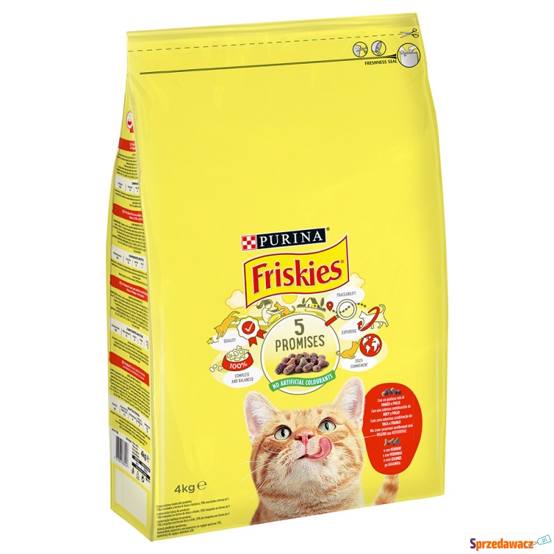 Purina Friskies, wołowina i kurczak z warzywami... - Karmy dla kotów - Warszawa