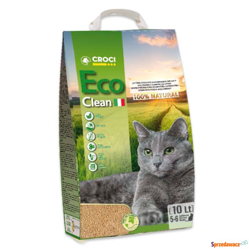 Croci Eco Clean żwirek dla kota - 2 x 10 l (ok.... - Żwirki do kuwety - Kielce