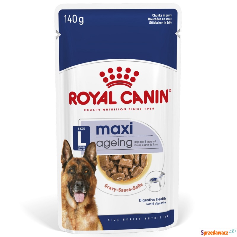 Royal Canin Maxi Ageing w sosie - 10 x 140 g - Karmy dla psów - Ruda Śląska