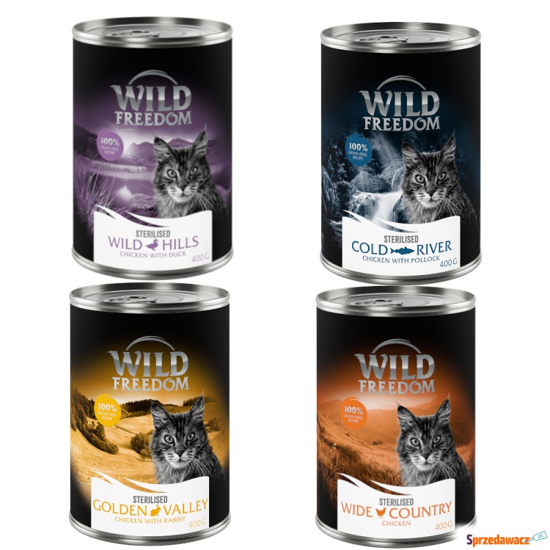 Wild Freedom Adult Sterilised, 6 x 400 g - bez... - Karmy dla kotów - Kwidzyn