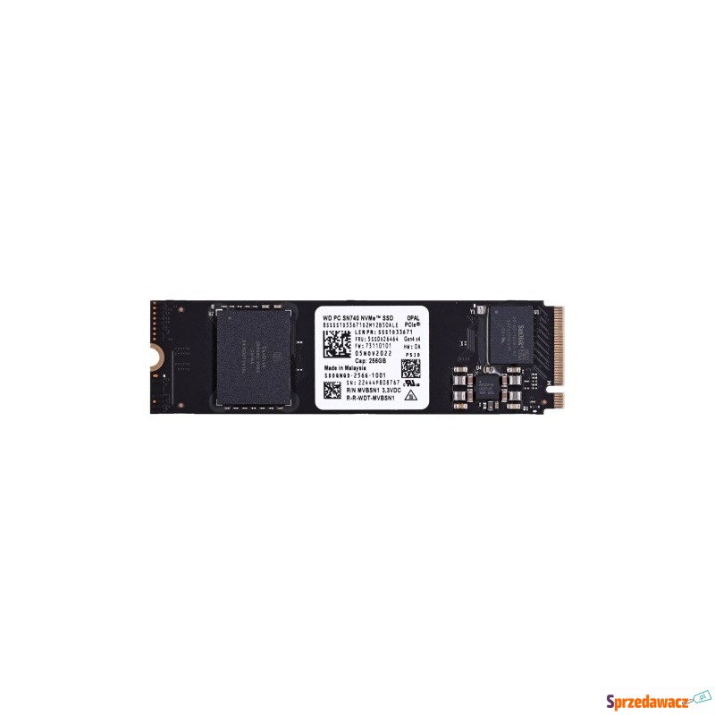 Dysk SSD Western Digital SN740 SSD256 NVMe M.2... - Dyski twarde - Radom