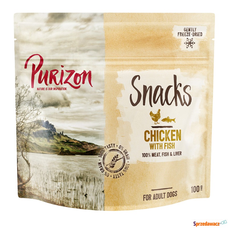 Korzystny pakiet Purizon Snack, 3 x 100 g - K... - Przysmaki dla psów - Ciechanów