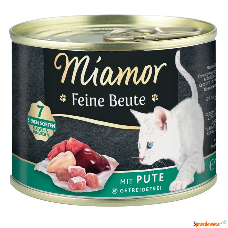 Miamor Feine Beute, 12 x 185 g - Indyk - Karmy dla kotów - Kraków