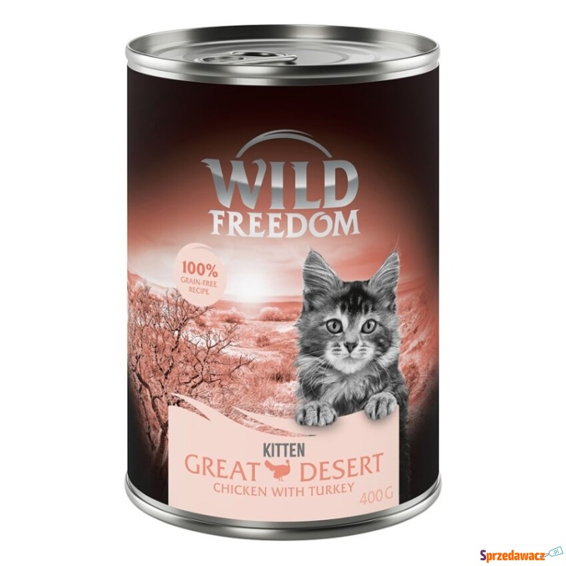 Wild Freedom Kitten, 12 x 400 g - NOWOŚĆ: Great... - Karmy dla kotów - Bytom