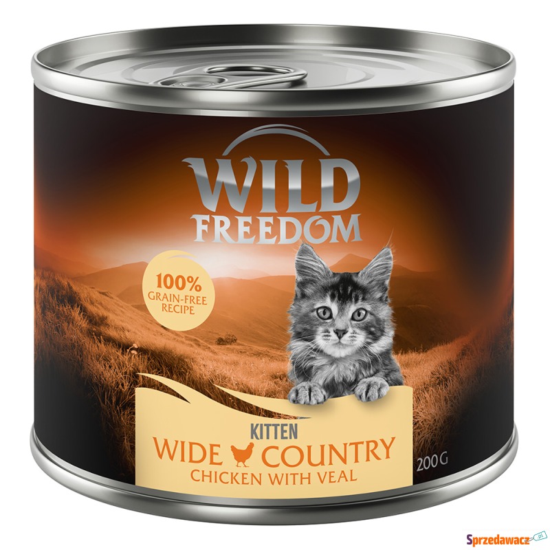 Wild Freedom Kitten, 12 x 200 g - Wide Country... - Karmy dla kotów - Sosnowiec