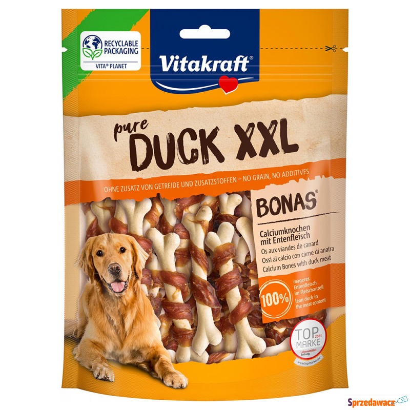 Vitakraft pure DUCK XXL Bonas kości z wapniem,... - Przysmaki dla psów - Konin