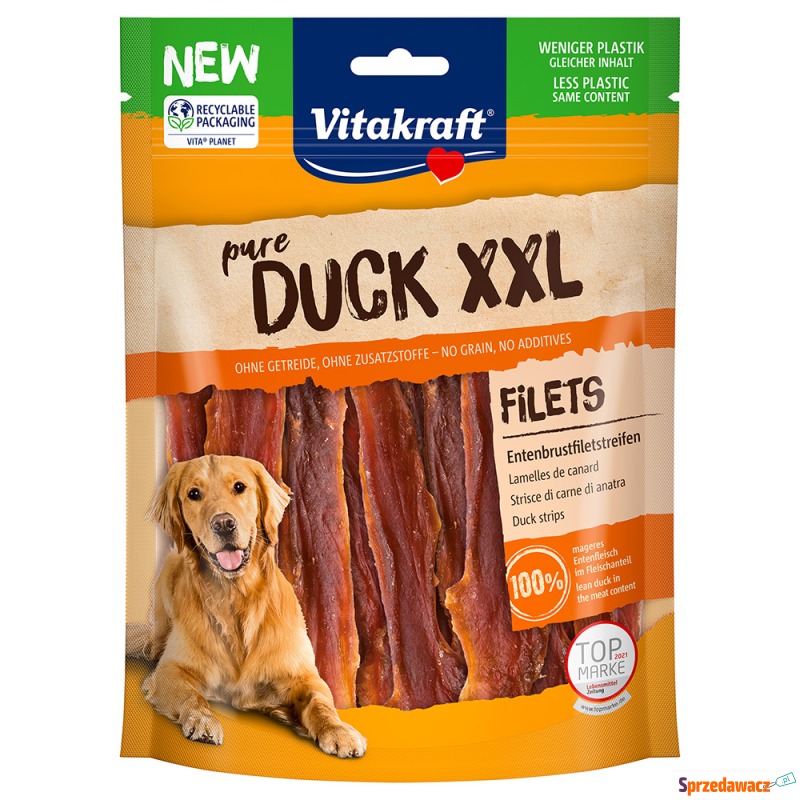 Vitakraft pure DUCK XXL, paski z kaczki - 250... - Przysmaki dla psów - Elbląg