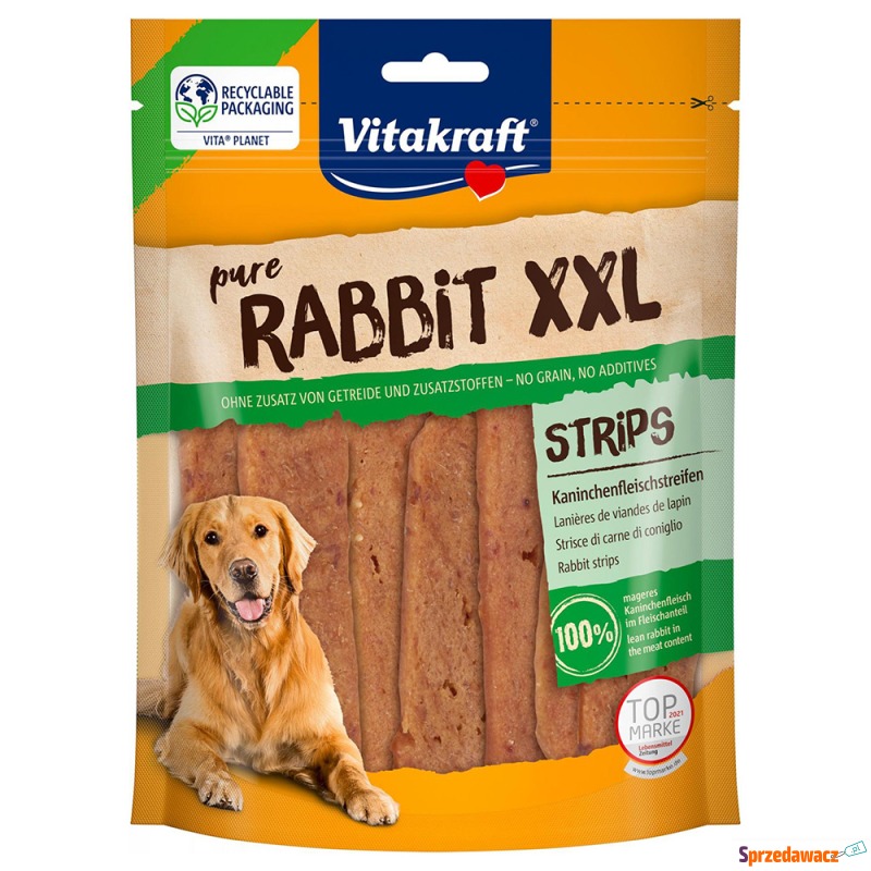 Vitakraft RABBIT XXL, paski z królika - 250 g - Przysmaki dla psów - Kielce