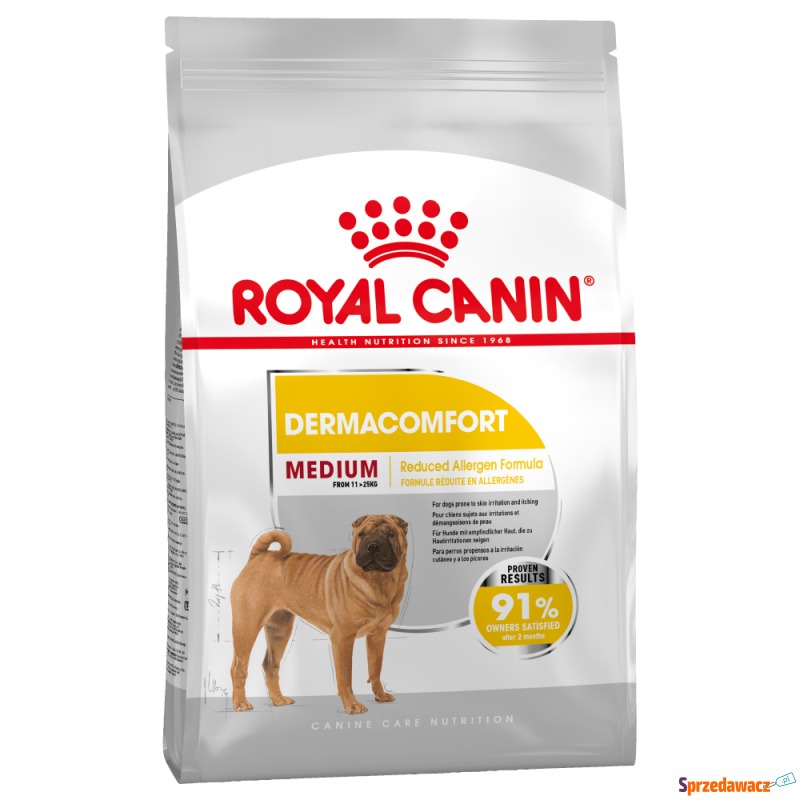 Royal Canin Medium Dermacomfort - 2 x 12 kg - Karmy dla psów - Chełm