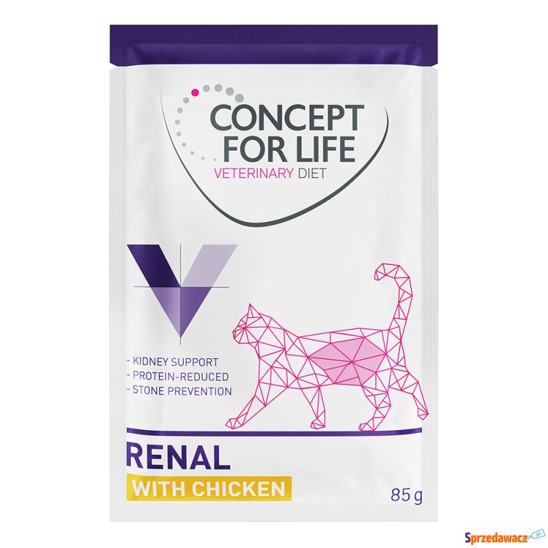 Concept for Life Veterinary Diet Renal, kurczak,... - Karmy dla kotów - Elbląg