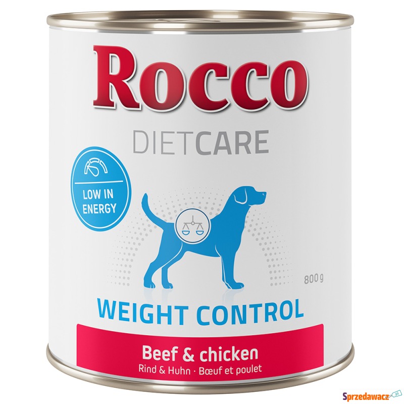 Rocco Diet Care Weight Control, wołowina z ku... - Karmy dla psów - Grudziądz