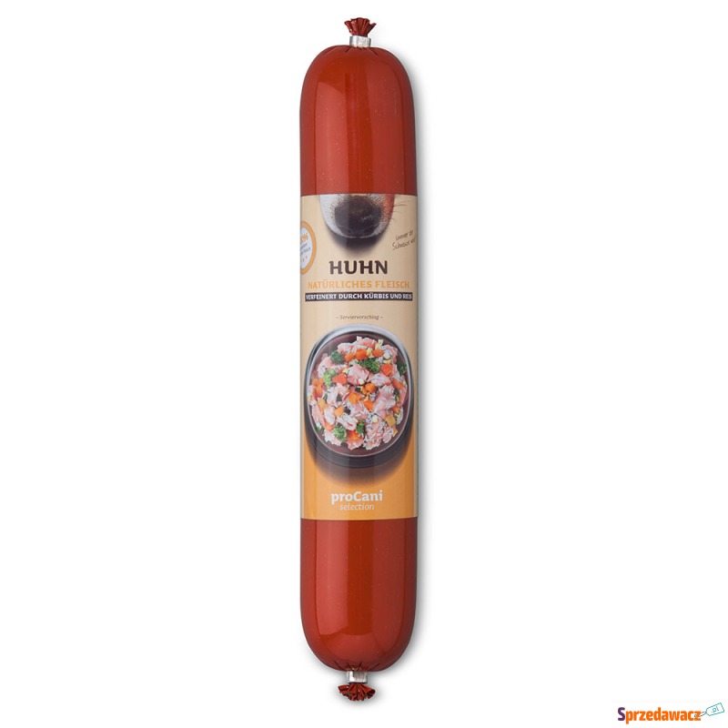 proCani Kochwurst Menu, kurczak - 10 x 400 g - Karmy dla psów - Lębork