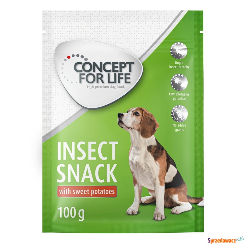 Concept for Life Insect Snack, bataty - 100 g - Przysmaki dla psów - Lublin