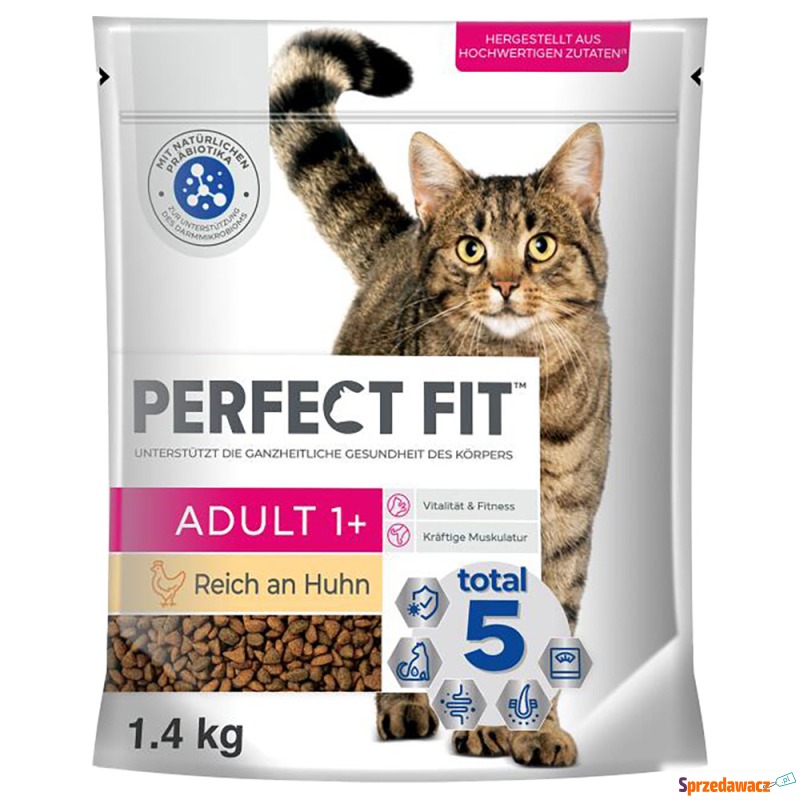 Perfect Fit Adult 1+, z kurczakiem - 1,4 kg - Karmy dla kotów - Ruda Śląska