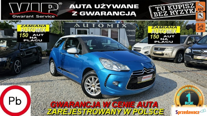 Citroen DS3 - CUKIERECZEK ! 1,4 benz , Przebieg... - Samochody osobowe - Świdnica