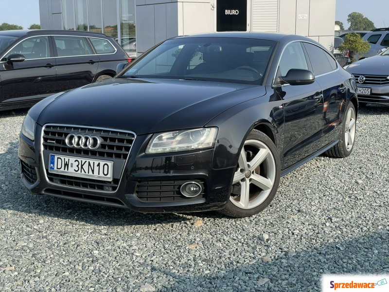 Audi A5 - 2.0 TFSI 211KM 2010r Sportback, S-Line,... - Samochody osobowe - Wojkowice