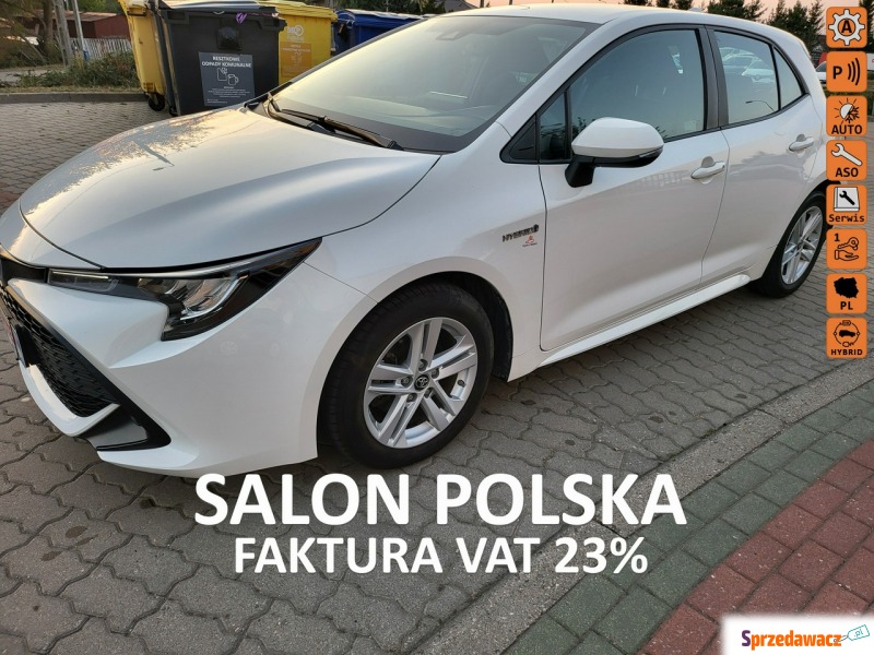 Toyota Corolla  Hatchback 2019,  1.8 hybryda - Na sprzedaż za 62 601 zł - Białystok