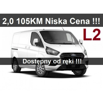 Ford Transit Custom - L2 105KM  L2  Super Niska Cena Dostępny od ręki  Niska Cena 1490zł