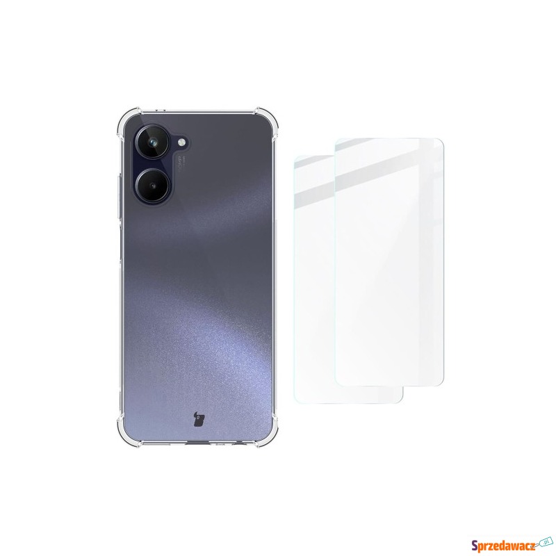 Etui + 2x szkło Bizon Case Clear Pack do Realme... - Etui na telefon - Inowrocław