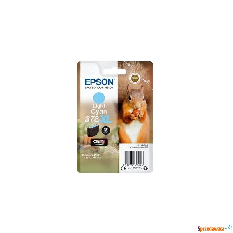 Tusz Oryginalny Epson 378 XL (C13T37954010) (Jasny... - Tusze, tonery - Chorzów