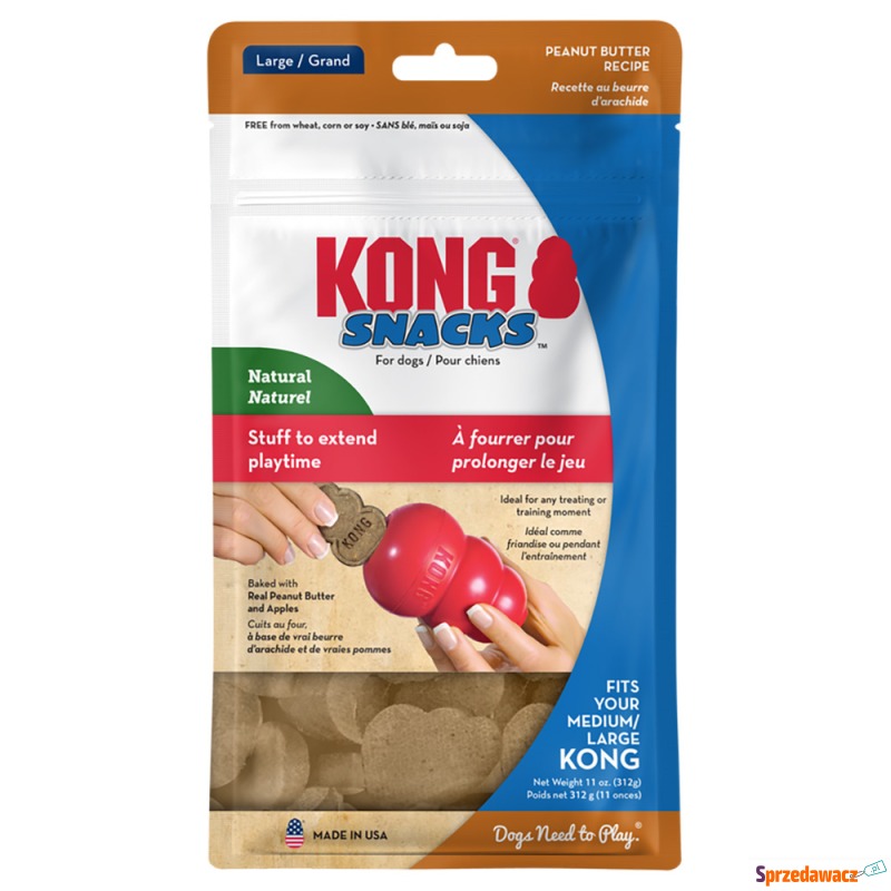 KONG Snacks Peanut Butter - Rozmiar L - Przysmaki dla psów - Toruń