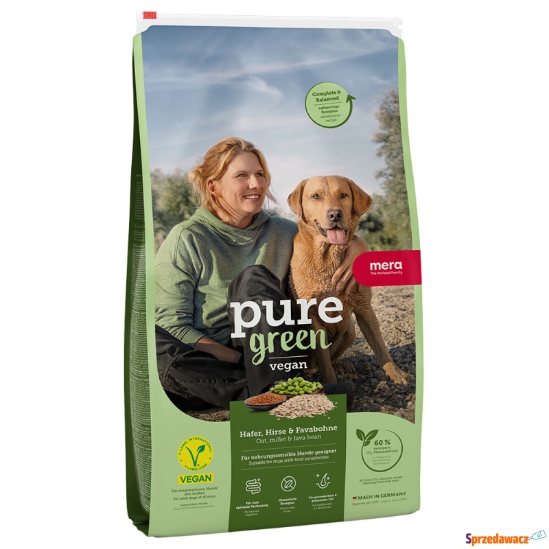 mera pure green Adult vegan, owies, proso i bób... - Karmy dla psów - Sochaczew