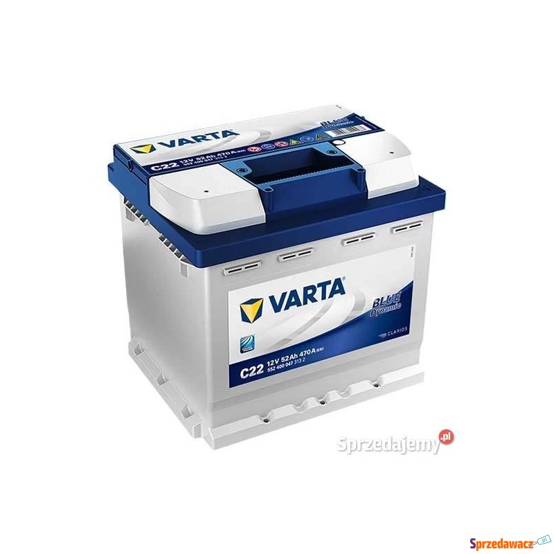 Akumulator Varta Blue Dynamic C22 52Ah 470A - Akumulatory - Sosnowiec