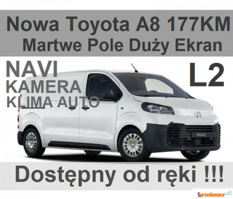 Toyota ProAce 2024,  2.0 diesel - Na sprzedaż za 165 460 zł - Szczecinek