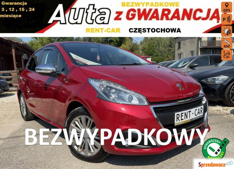 Peugeot 208  Hatchback 2017,  1.2 benzyna - Na sprzedaż za 34 900 zł - Częstochowa