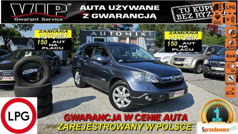 Honda CR-V  SUV 2007,  2.0 benzyna+LPG - Na sprzedaż za 36 900 zł - Świdnica