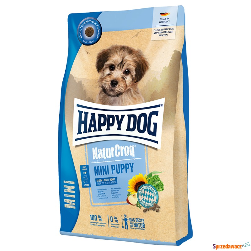 Happy Dog NaturCroq Mini Puppy, drób - 4 kg - Karmy dla psów - Bydgoszcz