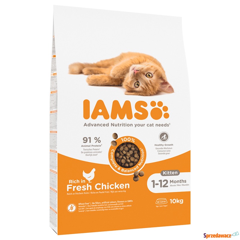 IAMS Advanced Nutrition Kitten, ze świeżym ku... - Karmy dla kotów - Grudziądz