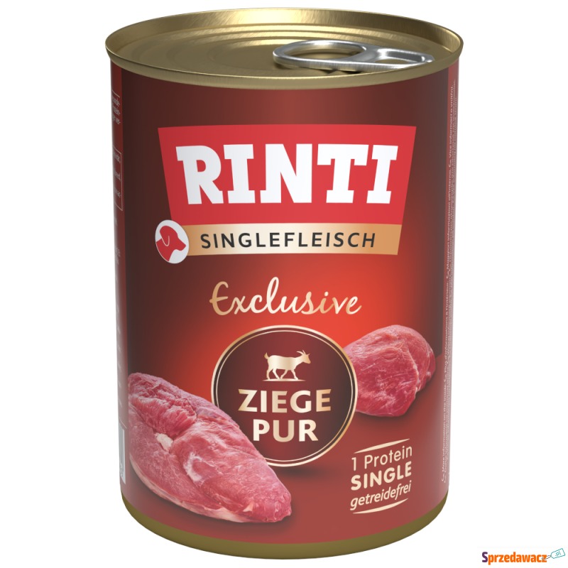 Megapakiet RINTI Singlefleisch, 24 x 400 g - Kozina - Karmy dla psów - Poznań