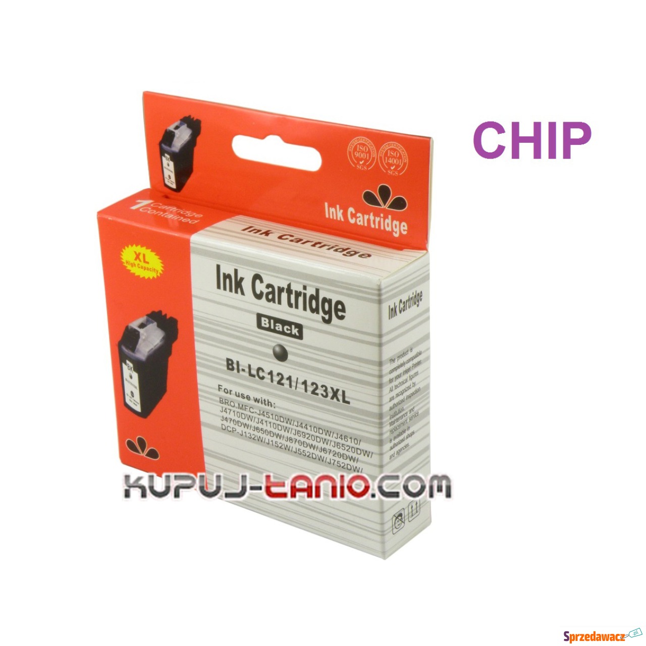 LC121BK / LC123BK XL tusz do B...