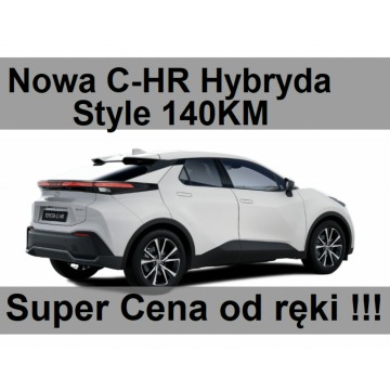 Toyota C-HR - Nowa 140KM Hybryda Już jest dostępna od ręki ! Wersja Style 1647 zł