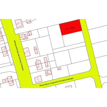 Działka budowlana na sprzedaż, 749m², Białogard, Stanisława Augusta Poniatowskiego