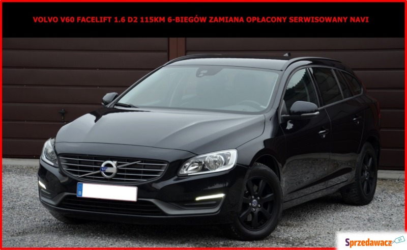 Volvo V60  Kombi 2013,  1.6 diesel - Na sprzedaż za 32 900 zł - Zamość