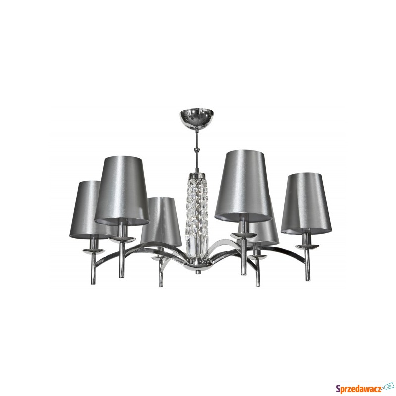 Lampa wisząca kryształowa Silver Glam 5054/6 - Lampy wiszące, żyrandole - Gostyń