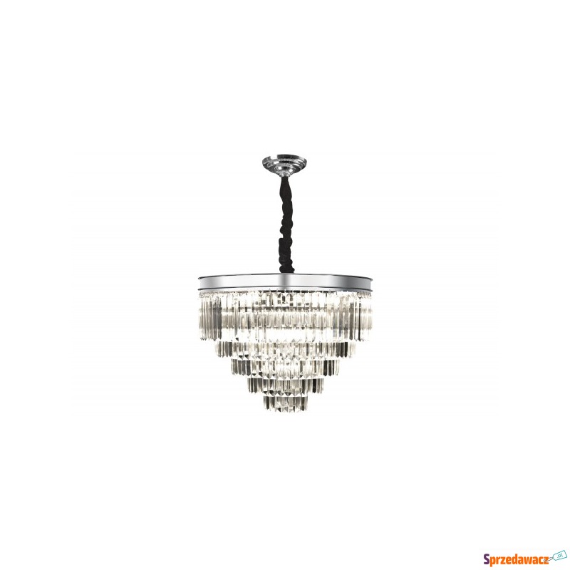 Lampa wisząca kryształowa Monk Chrome 33291/25 - Lampy wiszące, żyrandole - Przemyśl