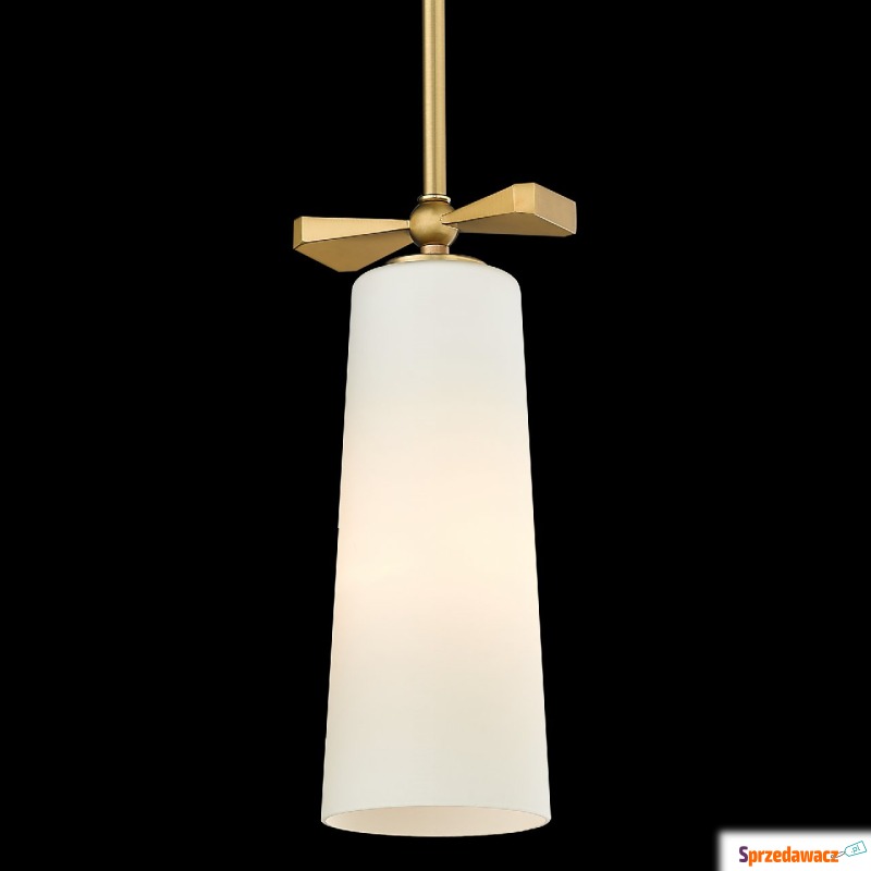 Lampa Sufitowa, Wisząca Bow Mosiądz 10x10x25cm - Lampy wiszące, żyrandole - Gorzów Wielkopolski