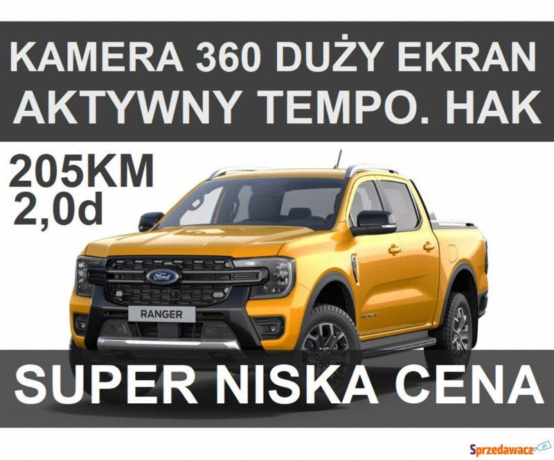 Ford Ranger  SUV 2024,  2.0 diesel - Na sprzedaż za 217 710 zł - Szczecinek