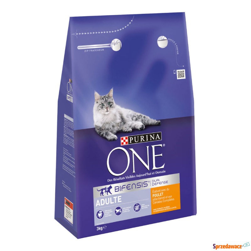 PURINA ONE Adult, kurczak - 3 kg - Karmy dla kotów - Łapy