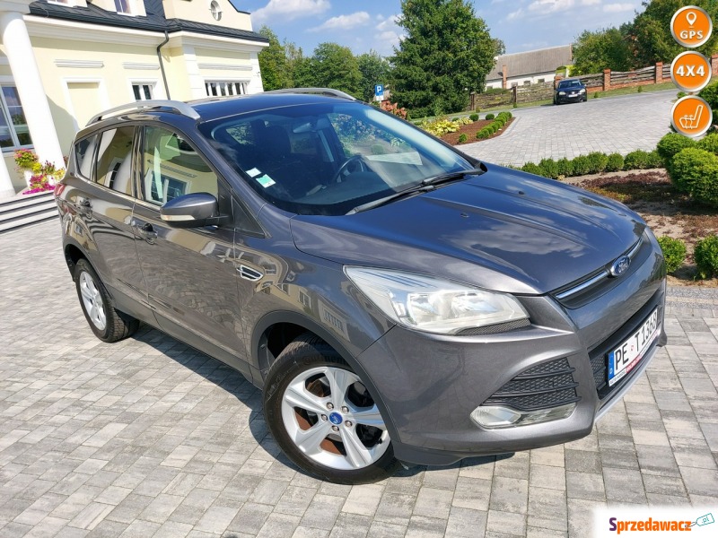 Ford Kuga - 4x4 ledy navi manual bez rdzy - Samochody osobowe - Drelów