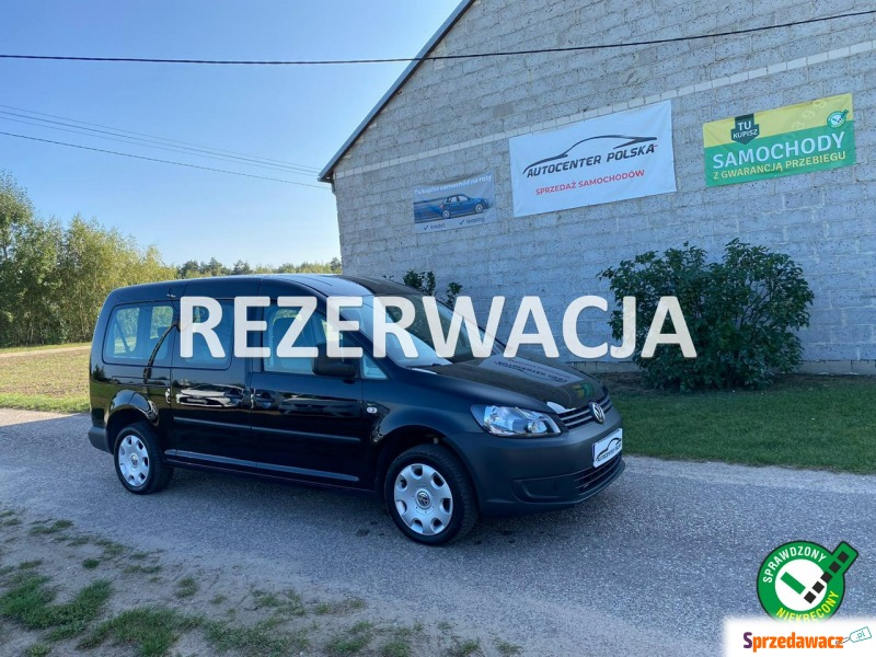 Volkswagen Caddy 2011,  2.0 benzyna+LPG - Na sprzedaż za 44 900 zł - Gąsocin