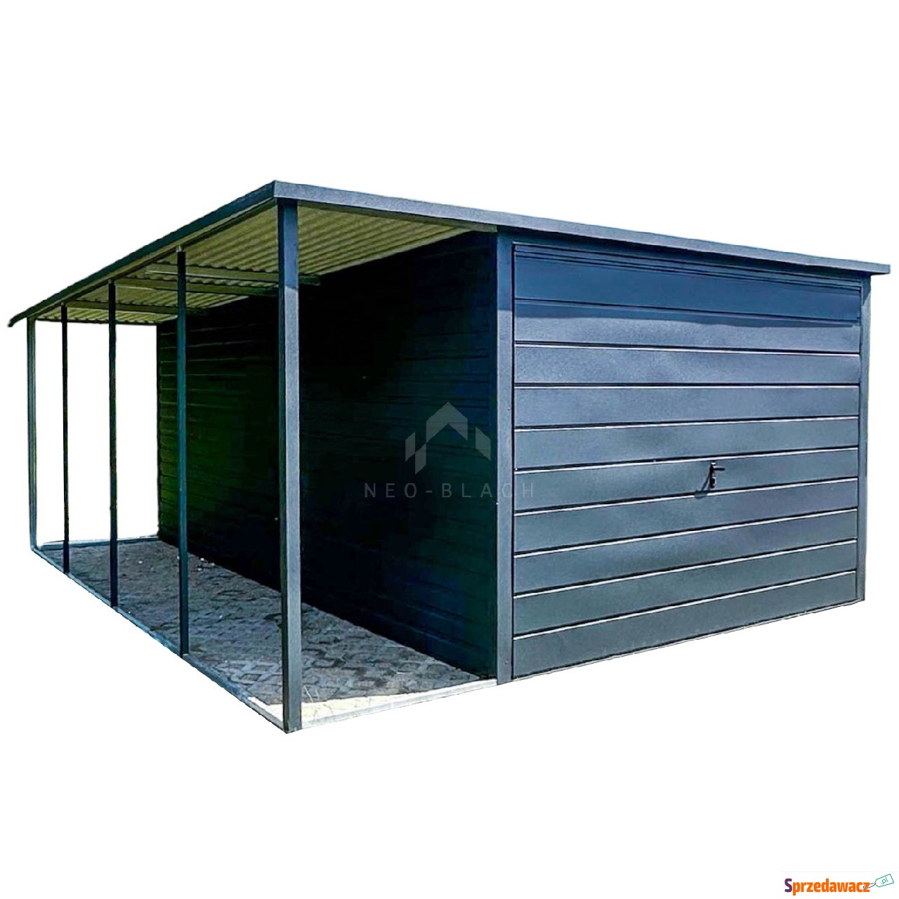 Garaż Blaszany 3x6m + wiata 1x6m...