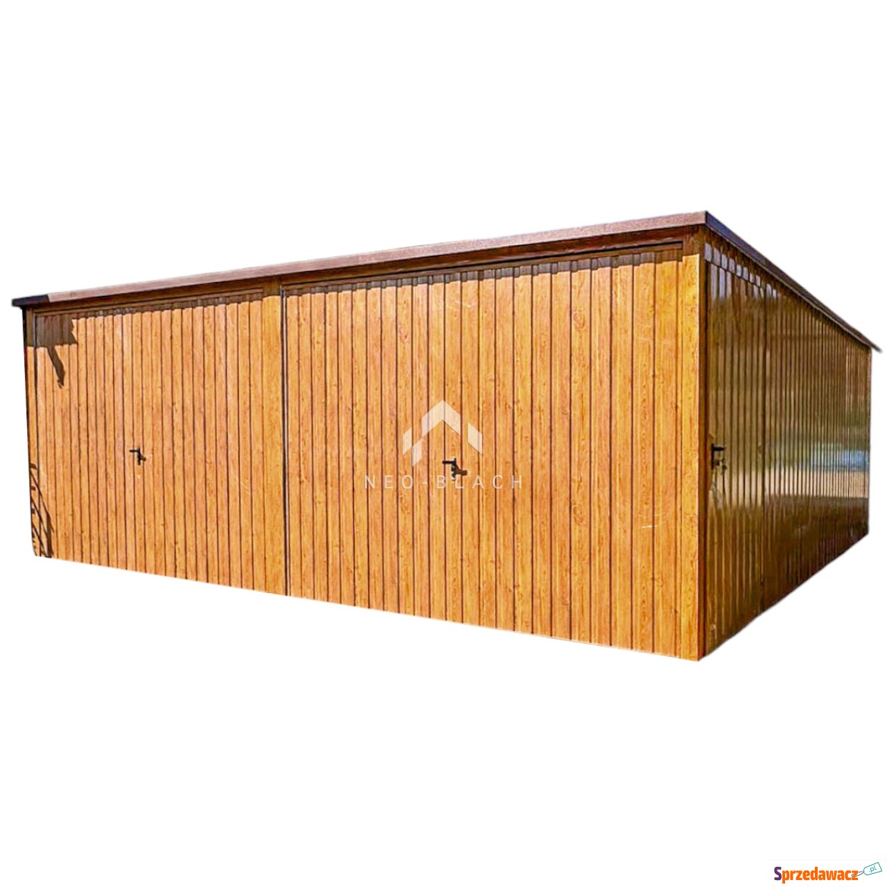 Garaż Blaszany 6x5m - 2x Brama...